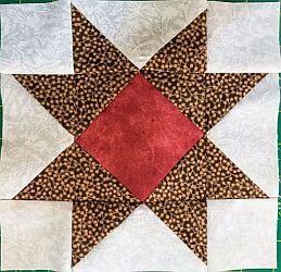 sawtooth-star quilt block