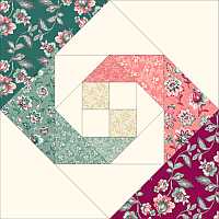 snail-trail-Quilt Block